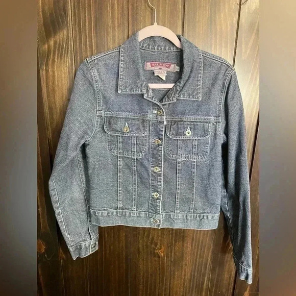 RARE FIND Vintage-Y2K Silver Jeans Denim Jacket. Size: Large - Picture 13 of 14